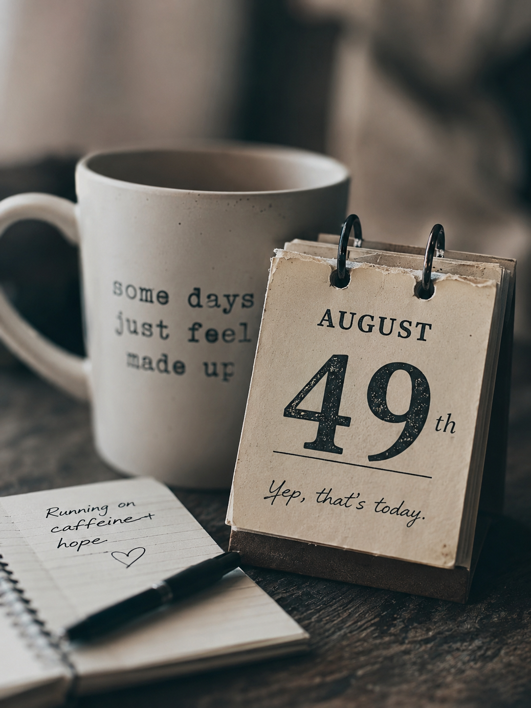 SO… TODAY FELT LIKE THE 49TH OF AUGUST.