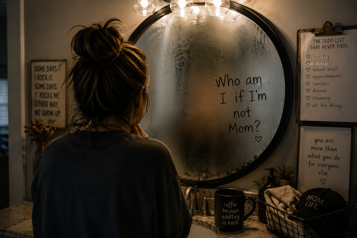 SO...WHO AM I IF I'M NOT MOM?