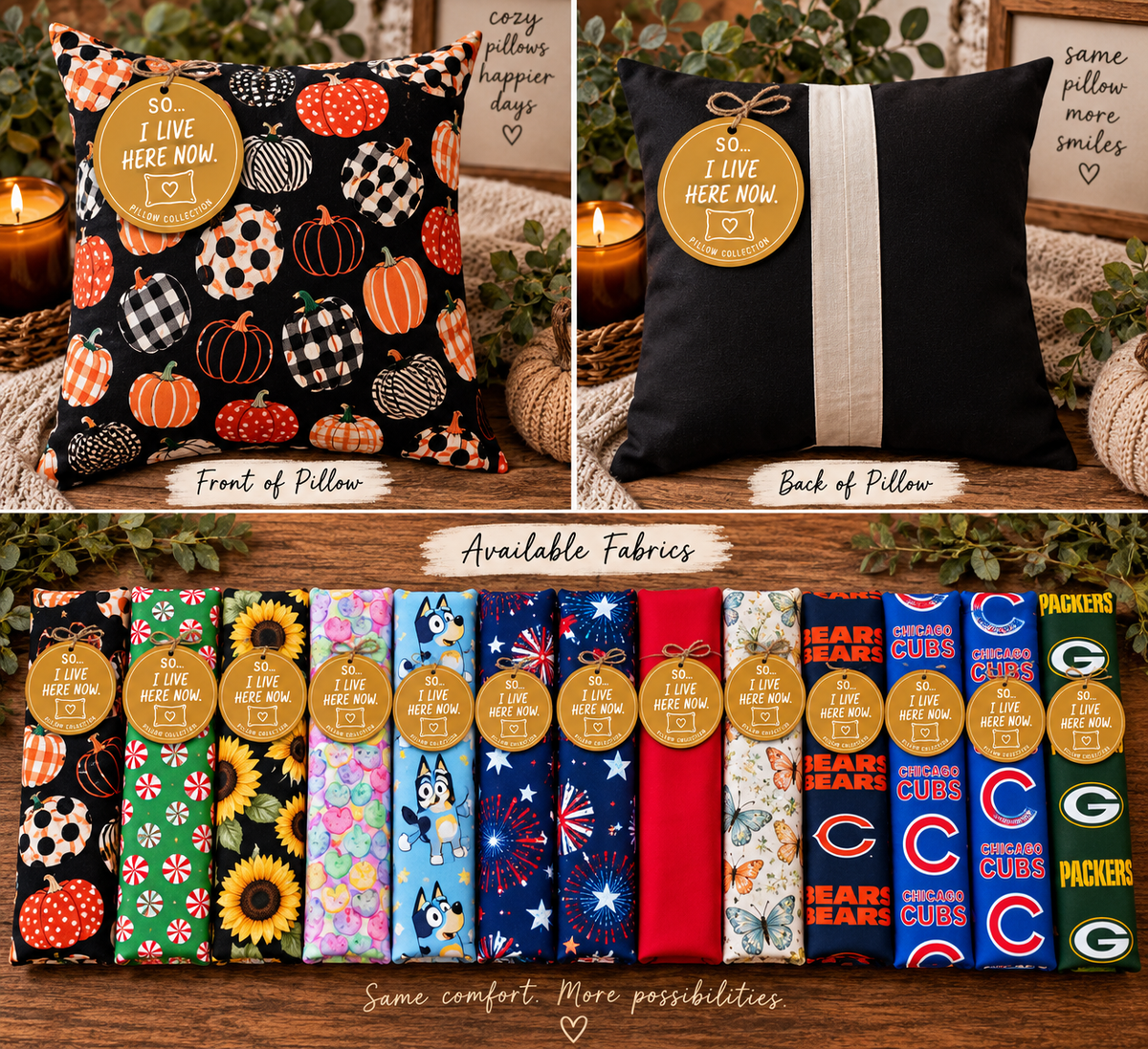 SO… I Live Here Now — 16×16 Pillow
