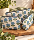 Vintage Floral Set of Three Bags