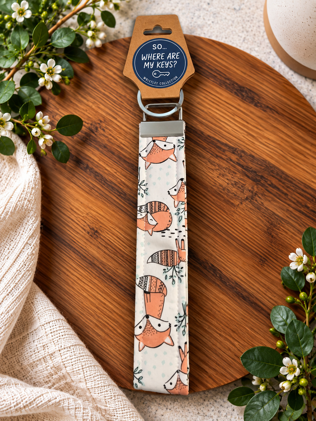 Wristlet Keychain - FOX