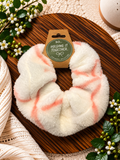 Pink Ribbon Scrunchie (Fleece)