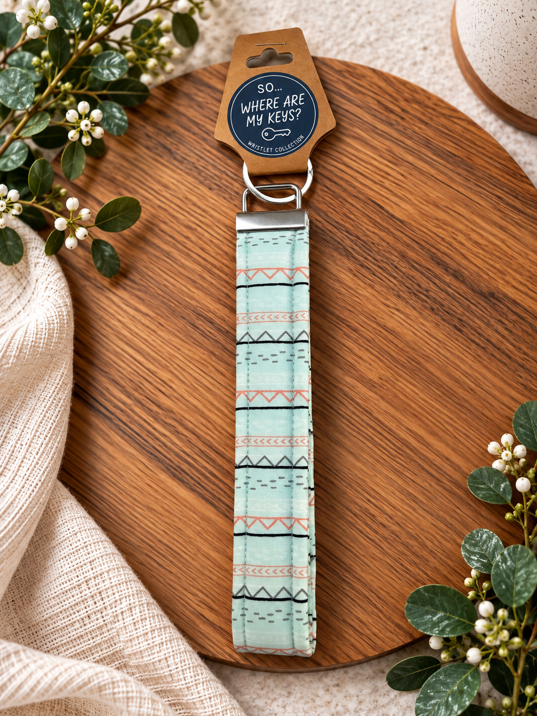 Wristlet Keychain - Geometric