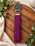 Wristlet Keychain - Purple